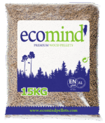 Pellets Ecomind TG ENplus A1, palets de 72 sacos de 15kg - Imagen 2